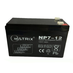 UPS BATTERY-MATRIX 12V 7AMP(6M)