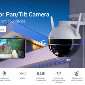 EZVIZ 2MP WIFI-Outdoor Pan/Tilt Camera